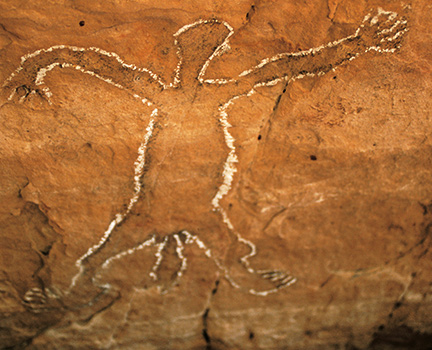 Aboriginal Rock Art Located West of Kununurra