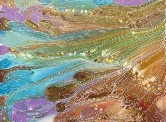 Pantu Salt Lakes by Janice Stanley