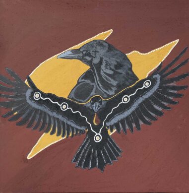 Wangkarnal Crow and Eagle by Jonathon Malgil