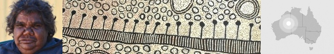 Yinarupa Gibson Nangala Aboriginal Artist